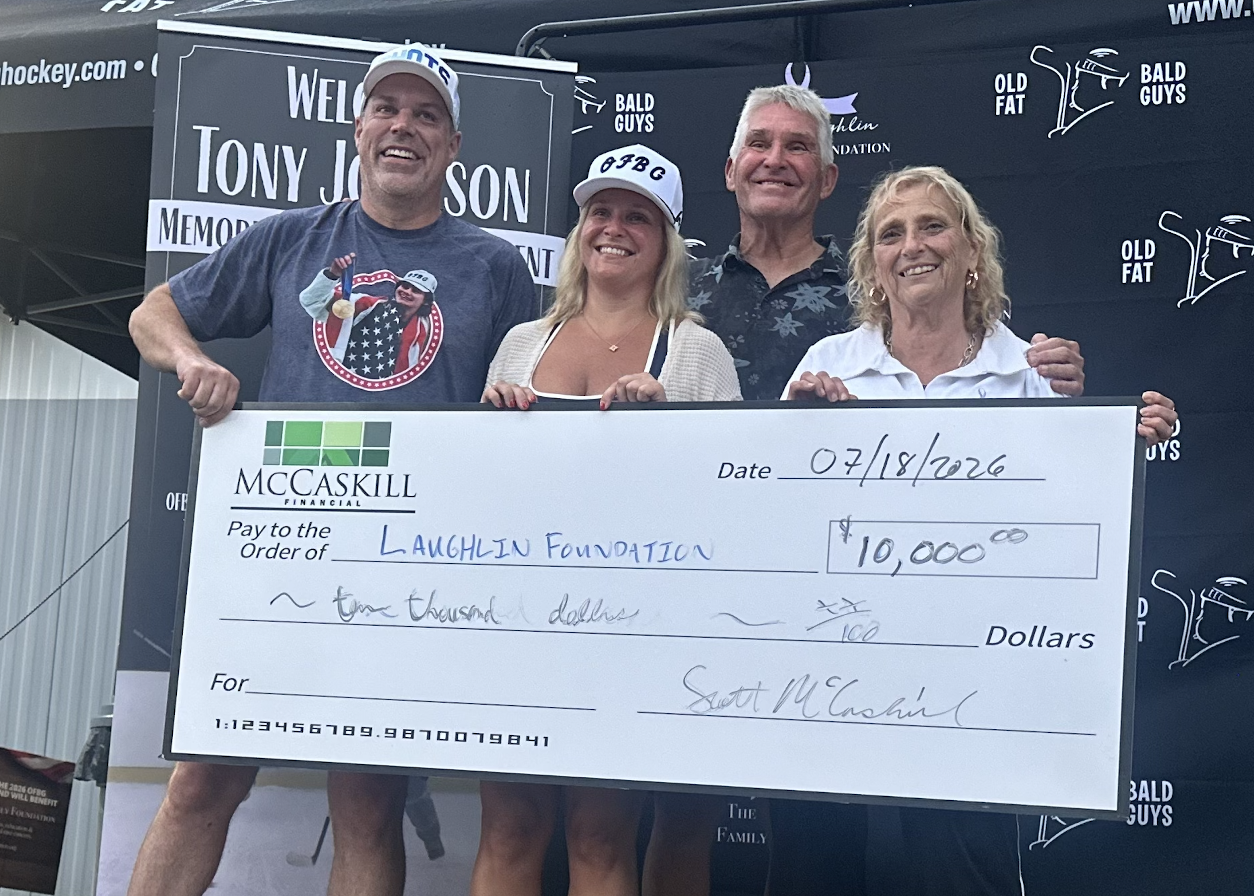 McCaskill Financial Donates to Laughlin Family Foundation